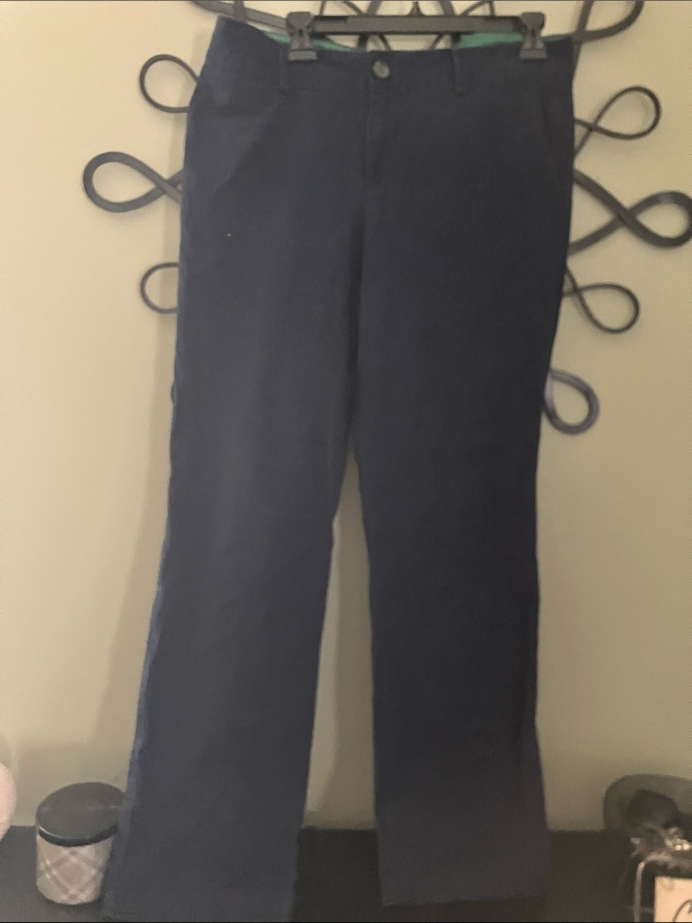 Dockers Navy Blue Women's Straight Leg Pants